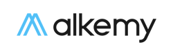 LOGO ALKEMY AZUL CON NEGRO